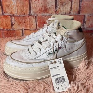Reebok Club C Geo Mid
White Dark Green (Women's